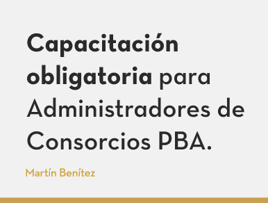Capacitación Admin. Consorcios