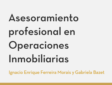 Curso: Asesoramiento Profesional en Operaciones Inmobiliarias